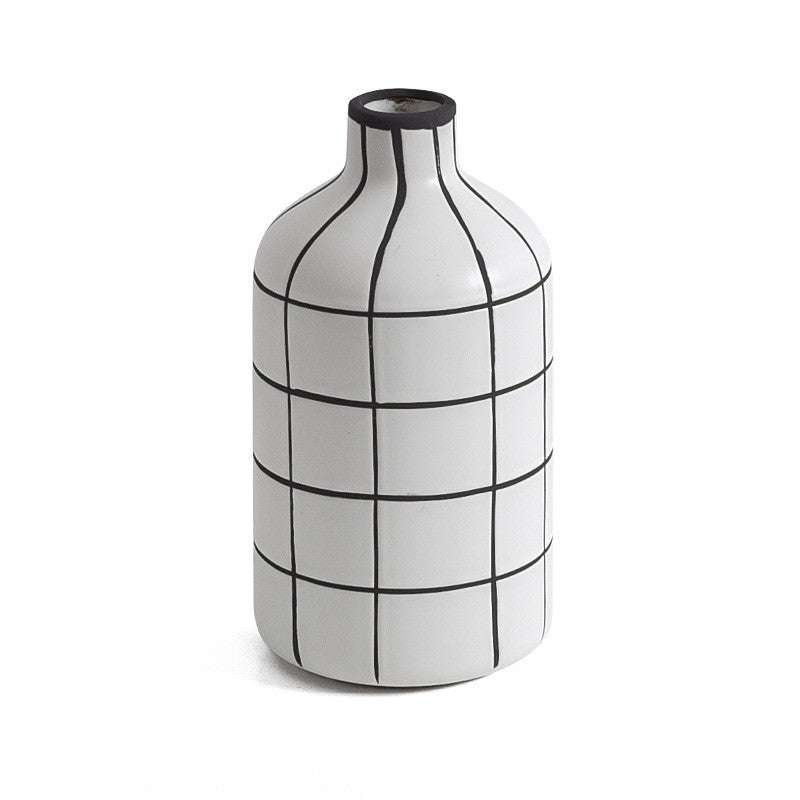 Black And White Pattern Home Accessories Ornaments Nordic Style Flower Arrangement Black And White Pattern Home Accessories Ornaments Nordic Style Flower Arrangement